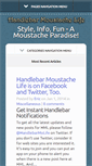 Mobile Screenshot of handlebarmoustachelife.com